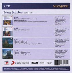 Schubert: Masses D 105, 167, 324, 542, 678, 872, 950