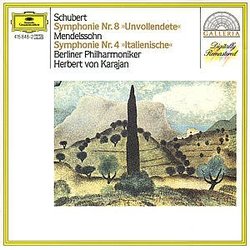 Schubert: Symphony No. 8 in B minor, D759 / Mendelssohn: Symphony No. 4 in A Major- Italian, Op. 90