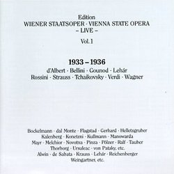 Wiener Staatsoper Live Vol. 1