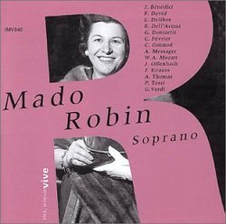Mado Robin Soprano (Rec 1918-1960)