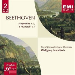 Beethoven: Symphonies 4, 5, 6 "Pastoral" & 7 / Sawallisch