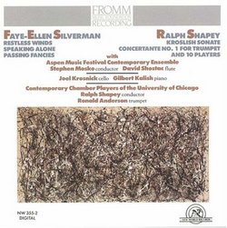 Silverman: Restless Winds; Speaking Alone; Passing Fancies/Shapey: Kroslish Sonate; Concertante No. 1