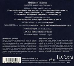 Mr Handel's Dinner - Music for the Opera Intermissions