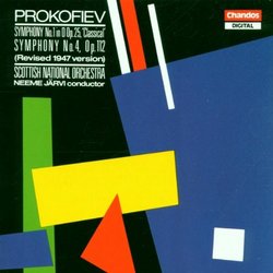 Sergey Prokofiev: Symphony No. 1 in D major, Op. 25 "Classical Symphony" / Symphony No. 4, Op. 112 (Revised 1947 Version) - Neeme Järvi