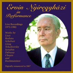 Ervin Nyiregyhazi in Performance, Live Recordings