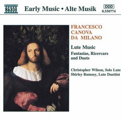 Francesco Canova da Milano: Lute Music