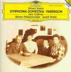 Strauss: Symphony Domestica + Parergon / Previn - Graffman