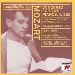 Mozart: Concerto for Two Pianos/ Concerto for Three Pianos/ Piano Quintet - Bernstein, N.Y. Philharmonic, Soloists