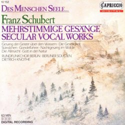 Schubert: Secular Vocal Works