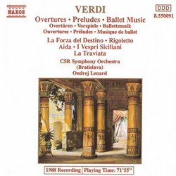 Verdi: Overtures; Preludes; Ballet Music