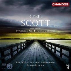 Cyril Scott: Symphony No. 1; Cello Concerto