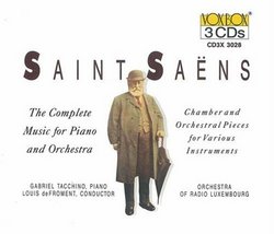 Camille Saint-Saëns: Chamber & Orchestral Pieces For Various Instruments