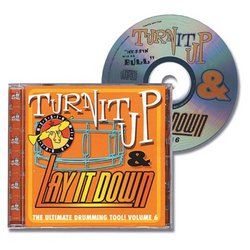 Turn it up & Lay it Down Play-Along CD for Drummers " Messin' Wid Da Bull" Vol. 6