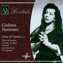 Giulietta Simionato, Vol.1