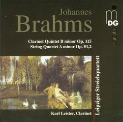 Brahms: Clarinet Quintet, Op.115, String Quartet, Op.51,2