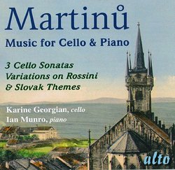 Martinu: Music for Cello & Piano