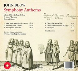 John Blow: Symphony Anthems