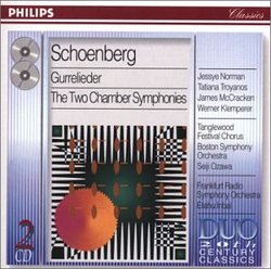 Schoenberg: Gurrelieder - The Two Chamber Symphonies / Norman, Troyanos, McCracken; Ozawa, Imbal