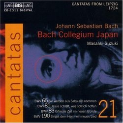 Bach, J.S.: Cantatas, Vol. 21 (Bwv 65, 81, 83, 190)