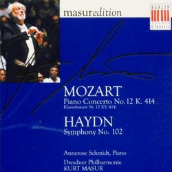 Mozart: Piano Concerto No. 12; Haydn: Symphony No. 102