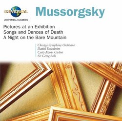 Mussorgsky: Pictures at an Exhibition; Songs and Dances of Death; A Night on the Bare Mountain