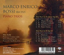 Bossi: Piano Trios