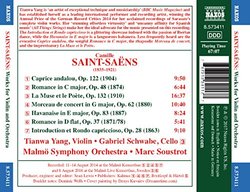 Saint-Saëns: Works for Violin and Orchestra