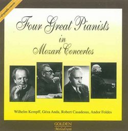 Four Great Pianist's in Mozart Concertos