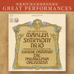 Mahler: Symphony No. 10 [Performing Version by Deryck Cooke]