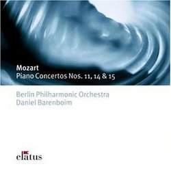 Mozart: Piano Concertos Nos. 11,14 & 15