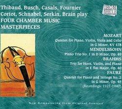 4 Chamber Music Masterpieces