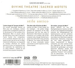 Divine Theatre - Sacred Motets by Giaches de Wert