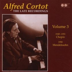 Alfred Cortot: The Late Recordings, Vol. 3