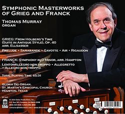 Symphonic Masterworks of Grieg & Franck