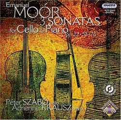 Emanuel Moór: 3 Sonatas for Cello and Piano
