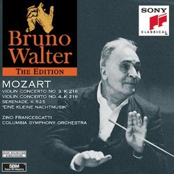 Mozart: Violin Concertos 3 & 4 / Eine kleine Nachtmusik / Walter