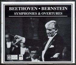 Beethoven - Bernstein Symphonies & Overtures (Symphonies: 1, 2, 3, 4, 7 Overtures: Ballet, Egmont, Coriolan)