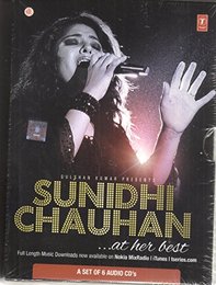 Sunidhi Chauhan - At Her Best (6-CD Set / Greatest Hits Of Sunidhi Chauhan)