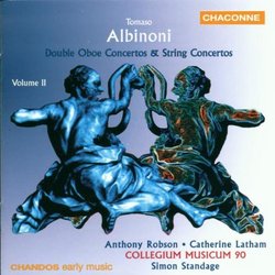 Albinoni: Double Oboe Concertos & String Concertos, Vol. 2