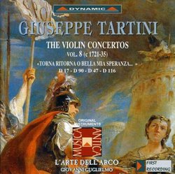 Tartini: The Violin Concertos, Vol. 8