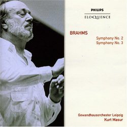 Brahms: Symphony No. 2; Symphony No. 3 [Australia]