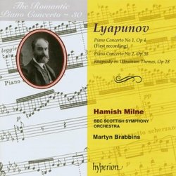 Piano Concerto 1 & 2; Rhapsody on Ukranian Themes (The Romantic Piano Concerto, Vol. 30)