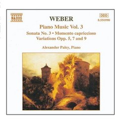 Weber: Piano Music, Vol. 3