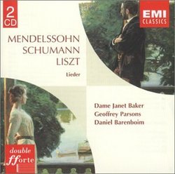 Janet Baker sings Mendelssohn, Liszt and Schumann Lieder
