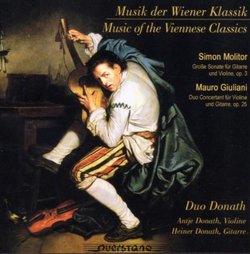 Viennese Music for Violin & Guitar by Molitor &