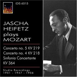 Jascha Heifetz plays Mozart
