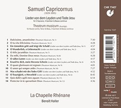 Samuel Capricornus: Lieder von dem Leyden und Tode Jesu