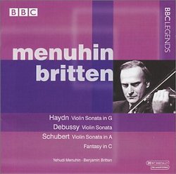 Haydn: Violin Sonata in G, Debussy: Violin Sonata
