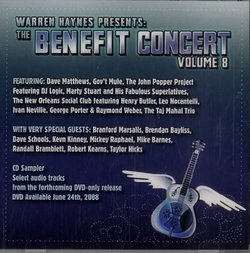 Warren Haynes Presents: The Benefit Concert Volume 8