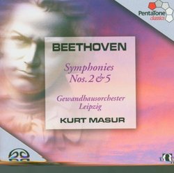Beethoven: Symphonies Nos. 2 & 5 [Hybrid SACD]